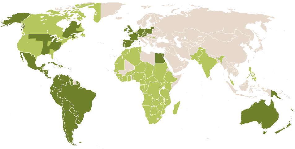 world popularity of Bastet