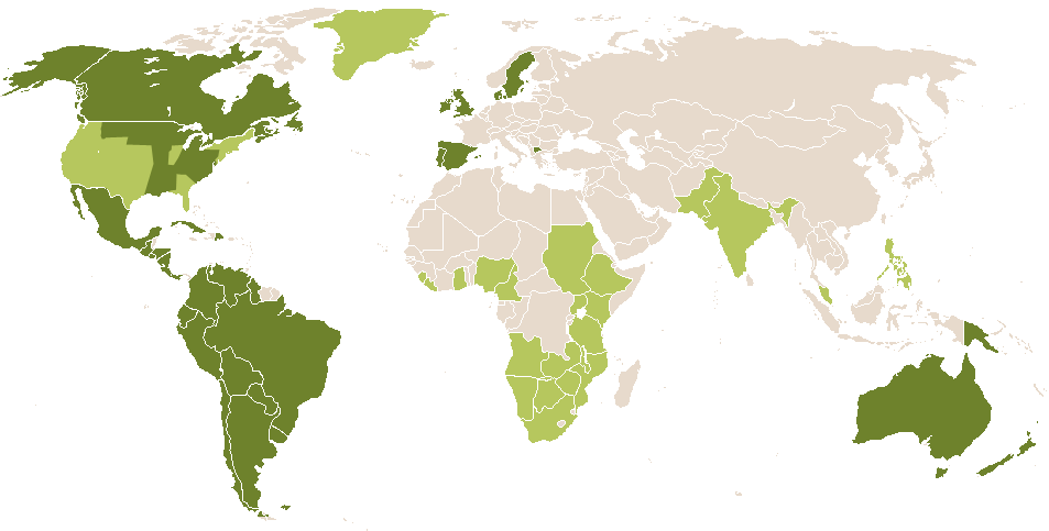 world popularity of Jordana